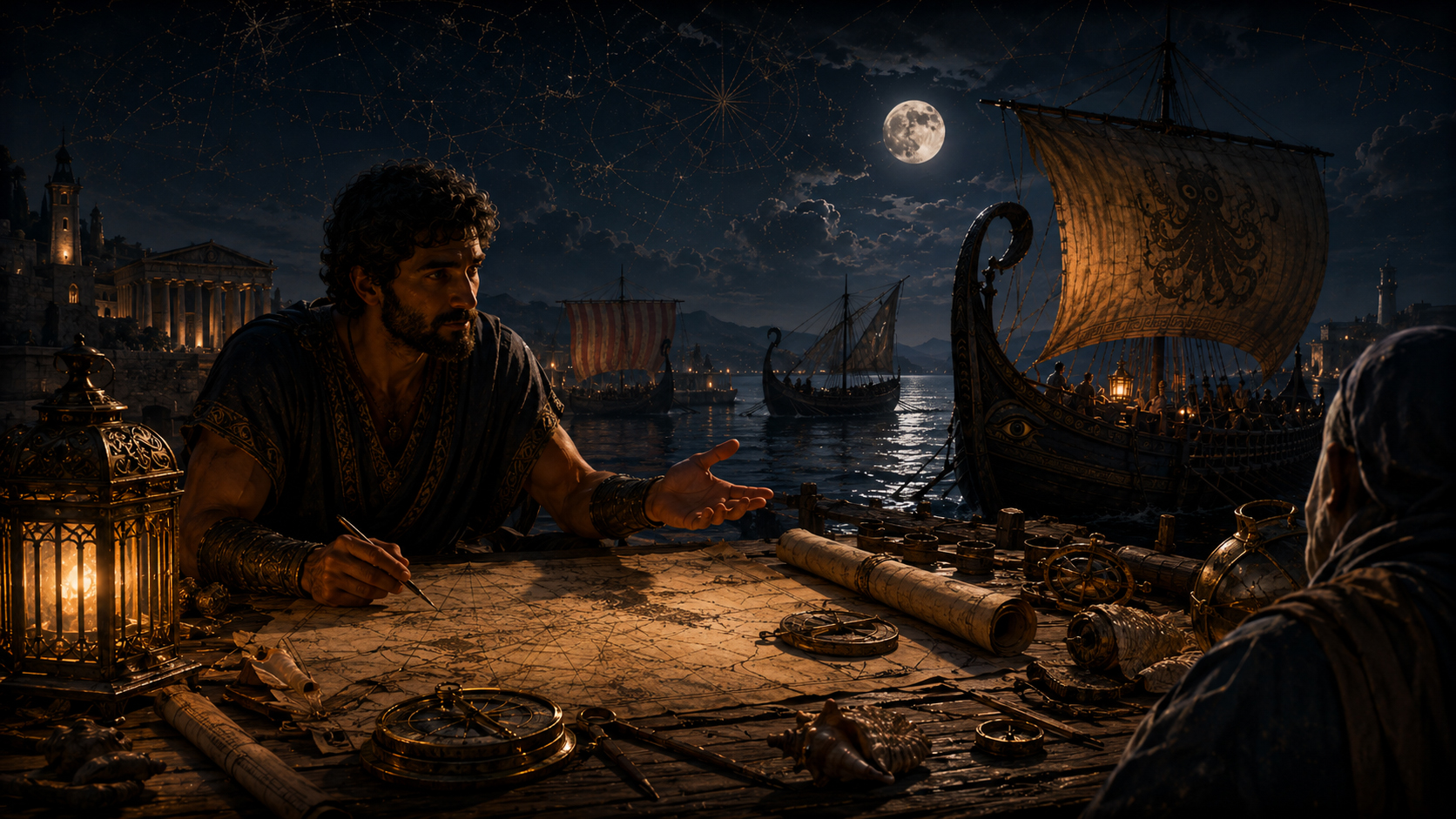 AncientSailor FAQ papers, old maps, lantern, and harbor questions